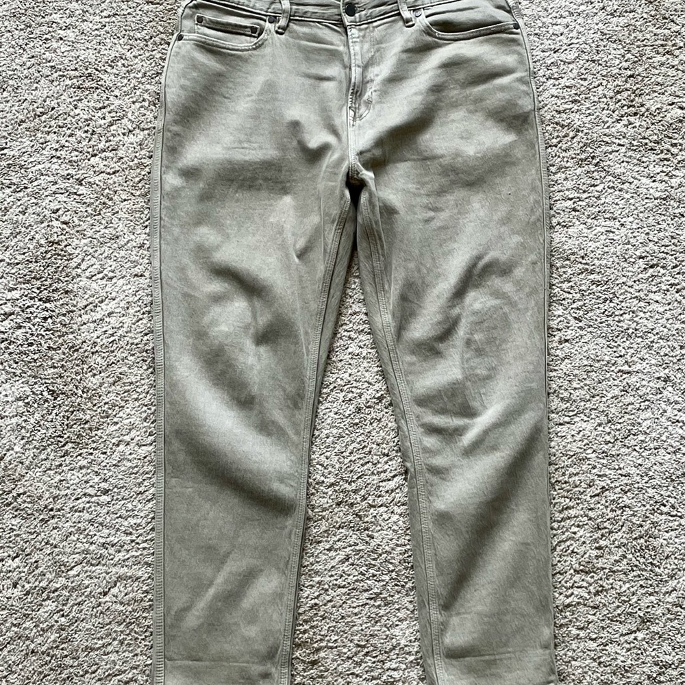Banana Republic Olive Jeans 34x30